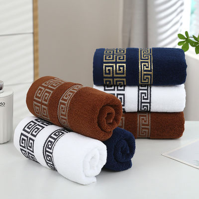 Logo personalizzato asciuga veloce 100% tessuto di cotone Hotel Bagno Towel Set per l'occasione Natale