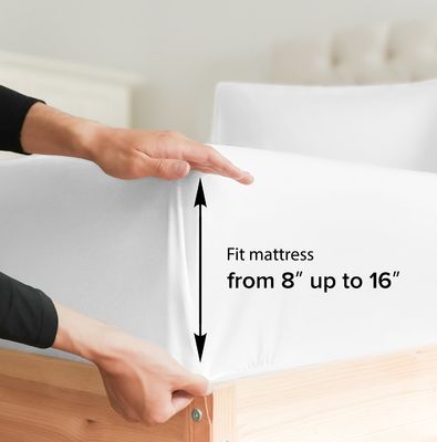 Dimensioni personalizzate Respirante raffreddamento 100% Polyester Letto Set Letto in più colori