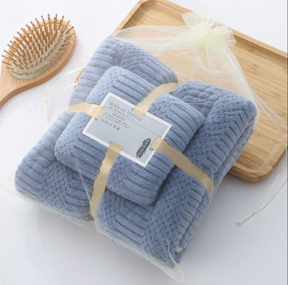 Microfibra personalizzata, veloce asciugatura, pelliccia, velluto di corallo, asciugamano morbido, asciugamano per hotel, asciugamano per bagno, 250 grammi