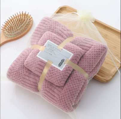Microfibra personalizzata, veloce asciugatura, pelliccia, velluto di corallo, asciugamano morbido, asciugamano per hotel, asciugamano per bagno, 250 grammi
