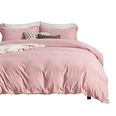 Set di biancheria da letto lavabile da riempimento in poliestere con modello solido e chiusura a cerniera