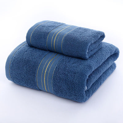 Assorbimento Soft Golden Satin Dobby Towel Sets per la casa e per l' hotel Personalizza etichetta