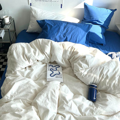 Dimensioni personalizzate Letto di lusso in cotone morbido e comodo per letto matrimoniale
