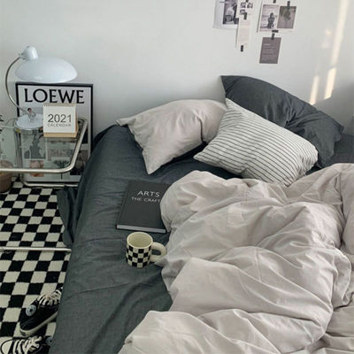 Piccolo Letto di cotone fresco Coperta di coperta doppio incantesimo Set di biancheria da letto di moda quattro pezzi