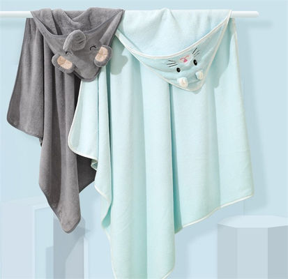 Set di accappatoio personalizzato per bambini Acciugamani morbidi e assorbiti per bambini