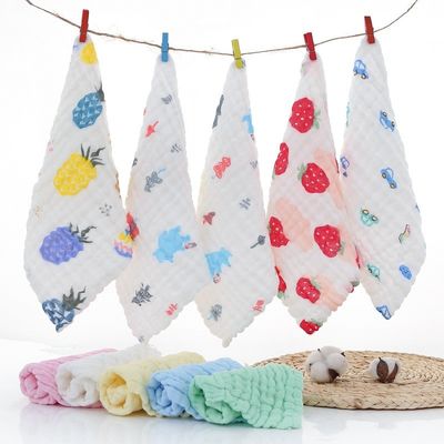 Tissu di cotone biologico muslino per bambini 30x30cm 25x50cm in bianco