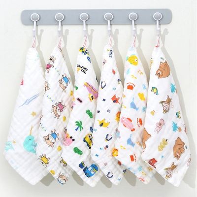 Tissu di cotone biologico muslino per bambini 30x30cm 25x50cm in bianco