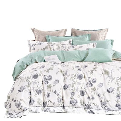 40s 100% di cotone puro Set di lenzuola da letto Stampa di lenzuola da letto Set di copertura di copertina per la casa Colorato