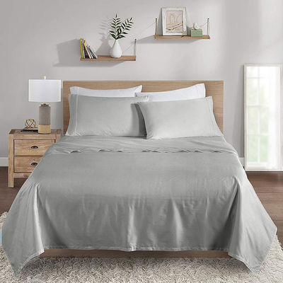 Set di biancheria da letto in fibra di bambù da 60 anni per letto da 2,5 metri 300 TC compreso il lenzuolo da letto e la copertura del cuscino