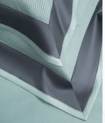 300tc permeabile all'aria Set di biancheria da letto regina re 100 Cassa di cotone quantità semplice Copertura a righe