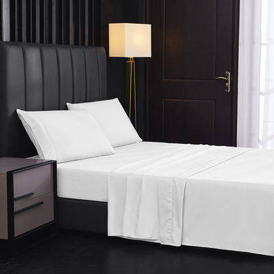 Hotel Collection White King Cotton Pillowcase for Queen Sheet Set in lussuoso bianco