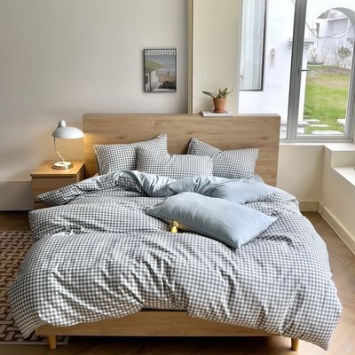 Lo stile retrò scacchiera biancheria da letto per un look elegante e senza tempo
