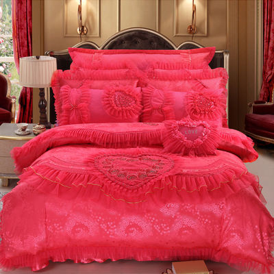 Color Fastness Grado 3-4 Stile moderno 200TC 100% cotone Set di lenzuola per camera da letto moderna