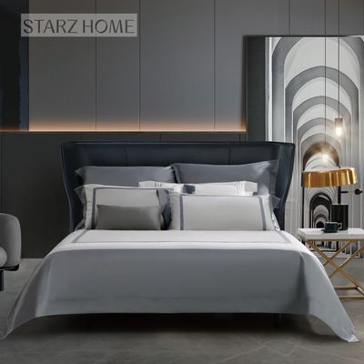 60S 80S 100S Cotton Jacquard Duvet Cover Set per la collezione di design di biancheria da letto di lusso