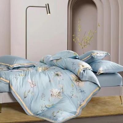3-3.5 kg Mercurio Copertura di copriletto Set di lenzuola di cotone Set di biancheria da letto Retardante di fiamma per la casa SX001
