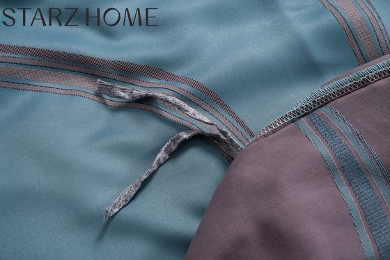 300TC Viscose Cotton Jacquard 4Pcs Set di biancheria da letto per un'esperienza di sonno confortevole