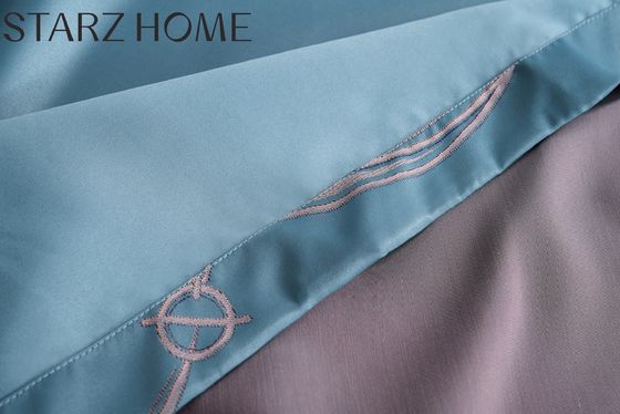 300TC Viscose Cotton Jacquard 4Pcs Set di biancheria da letto per un'esperienza di sonno confortevole