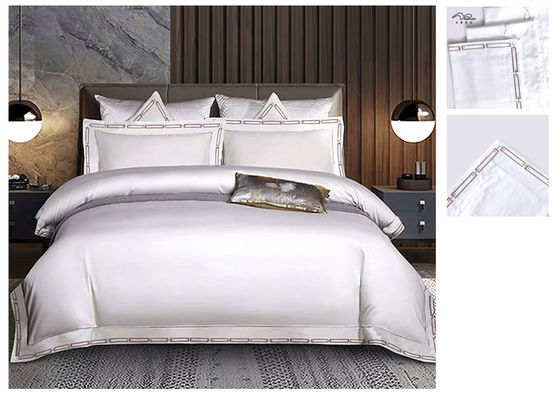 4 Pcs Disegni di lusso Set di biancheria da letto stampata Tipo di biancheria da letto da matrimonio Kit in quattro pezzi