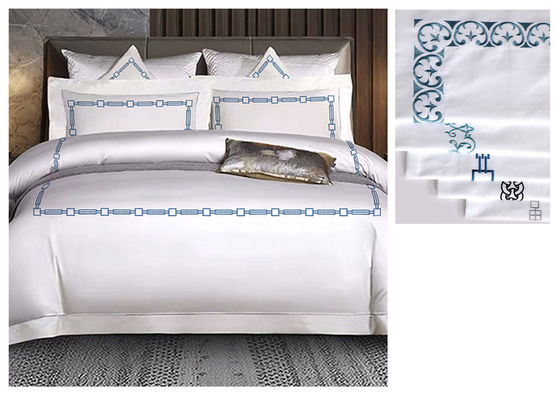 4 Pcs Disegni di lusso Set di biancheria da letto stampata Tipo di biancheria da letto da matrimonio Kit in quattro pezzi