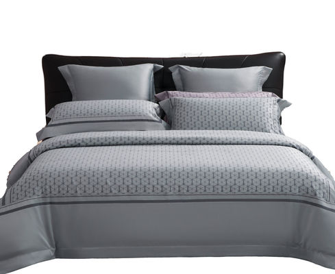 Modello chic massello 100% cotone 60S 300TC Jacquard lenzuola piatta per 2,2m 7 piedi letto