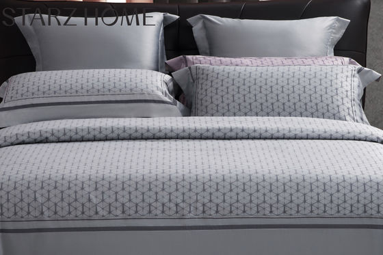 Modello chic massello 100% cotone 60S 300TC Jacquard lenzuola piatta per 2,2m 7 piedi letto
