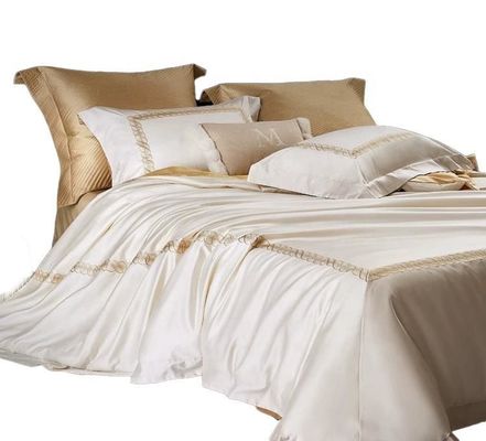 Set di biancheria da letto in 100% cotone in stile europeo 200S a doppio filo