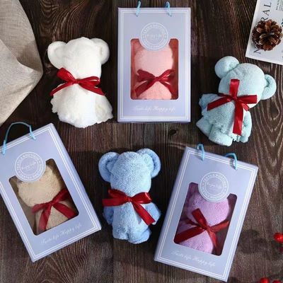 Asciugamano morbido per la pelle per il matrimonio regalo di Natale imballaggio personalizzato logo souvenir