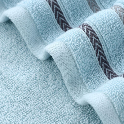 Logo del cliente Acciugamani di cotone 100% 30 x 14 pollici Acciugamani da bagno super assorbenti asciutti veloci