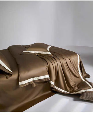 Elegante kit da quattro pezzi per matrimoni 400TC Set di biancheria da letto con lenzuola e copertura di coperta