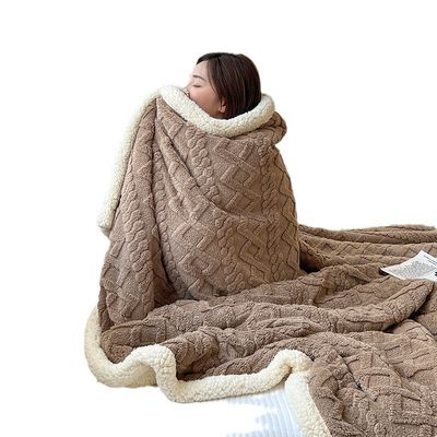 Cappotto in cashmere di agnello a maglia a doppio lato per il caldo invernale