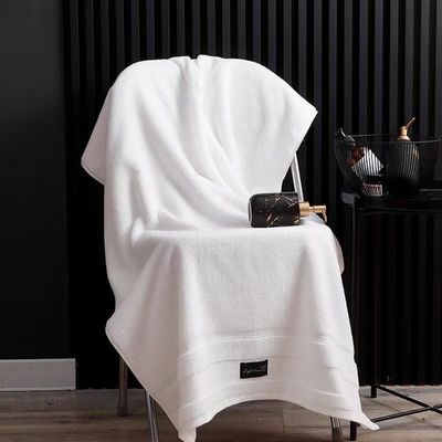 Logo personalizzato Set di asciugamani in cotone di lusso Super assorbente e morbido per il bagno dell' hotel