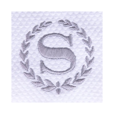 Set di asciugamani per hotel con logo personalizzato, a strisce larghe, velluto corallino, 35*75cm, 70*140cm, assorbente morbido