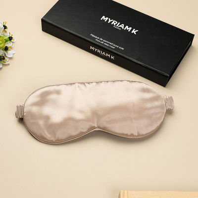 Moderno stile di semplicità Mulberry Silk Sleep blindfold con logo personalizzato