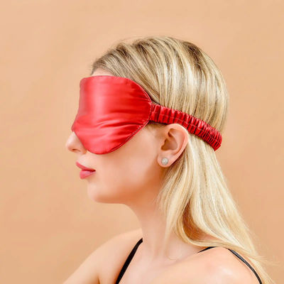 Moderno stile di semplicità Mulberry Silk Sleep blindfold con logo personalizzato