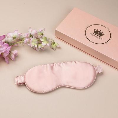 Moderno stile di semplicità Mulberry Silk Sleep blindfold con logo personalizzato