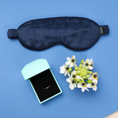 Moderno stile di semplicità Mulberry Silk Sleep blindfold con logo personalizzato
