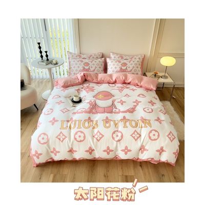 Prova comfort e stile con questo set di lenzuola di cotone spazzolato in bianco marrone