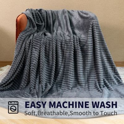 Elegante super morbido tinto velluto polare moderno colore massiccio lanciare copertura per biancheria da letto
