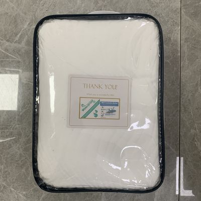 100% tessuto di poliestere bianco Dropshipping impermeabile 3D strato di aria copertura materasso cimici