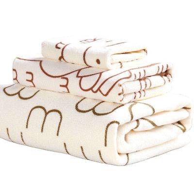 Vende direttamente microfibra 3 pezzi Set di asciugamani personalizzati Bagno Set regalo asciugamani Tutti i vantaggi