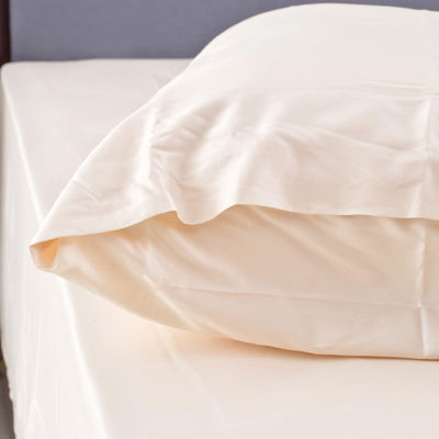 200TC Conteggio dei fili Set di biancheria da letto di bambù giallo con 100% materiale in fibra organica