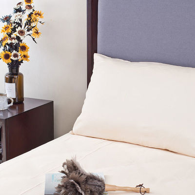 200TC Conteggio dei fili Set di biancheria da letto di bambù giallo con 100% materiale in fibra organica