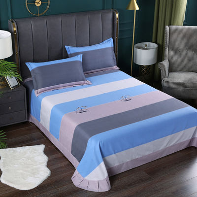 200TC cotone quattro pezzi stampato copertura letto cuscino con stile europeo e americano