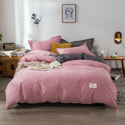 Conteggio dei fili 100% cotone Letto di copriletto Set di copriletto Letto di copriletto 233TC
