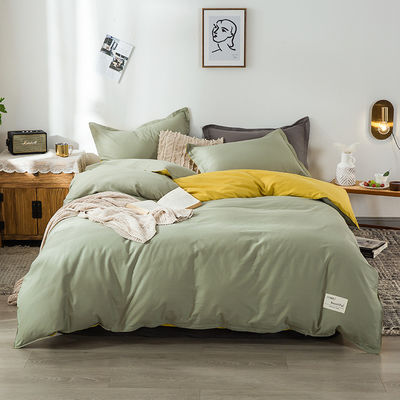 Conteggio dei fili 100% cotone Letto di copriletto Set di copriletto Letto di copriletto 233TC
