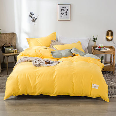 Conteggio dei fili 100% cotone Letto di copriletto Set di copriletto Letto di copriletto 233TC