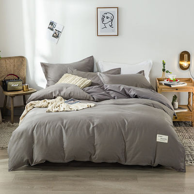 Conteggio dei fili 100% cotone Letto di copriletto Set di copriletto Letto di copriletto 233TC