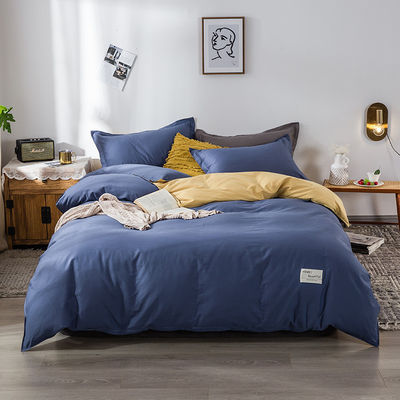 Conteggio dei fili 100% cotone Letto di copriletto Set di copriletto Letto di copriletto 233TC