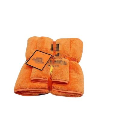 Settile regalo di asciugamani di cotone a maglia morbido e confortevole per bagno rettangolare e elegante