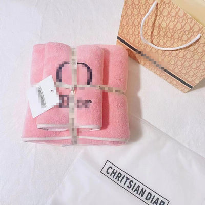 Settile regalo di asciugamani di cotone a maglia morbido e confortevole per bagno rettangolare e elegante